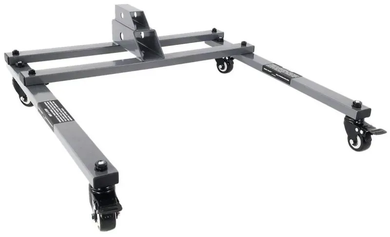 Hollywood Racks Rolling Valet Rack Display Stand in Silver
