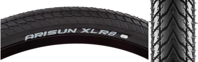 Arisun XLR8 60-tpi 20x1.95-inch Wire Tire in Black