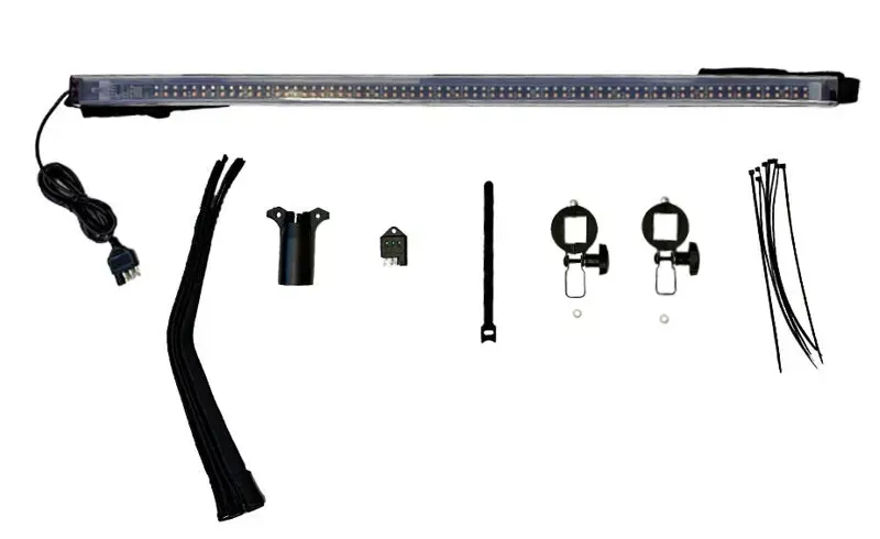 Hollywood Racks LBR-1 Light Bar w/ Accessories in Black