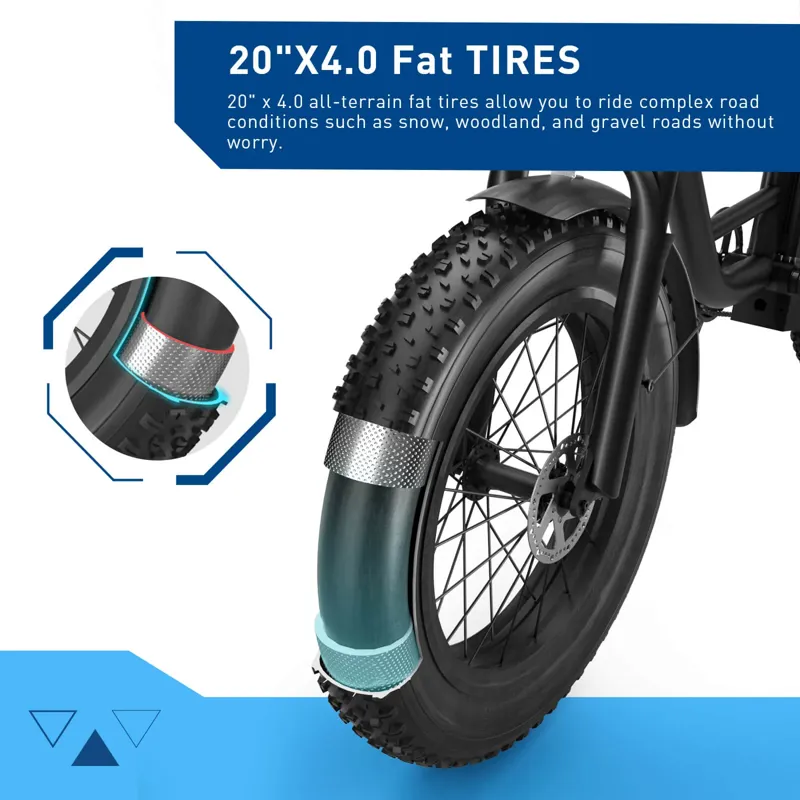 Hiboy EX6 Step-thru Fat Tire Electric Bike - Black-5