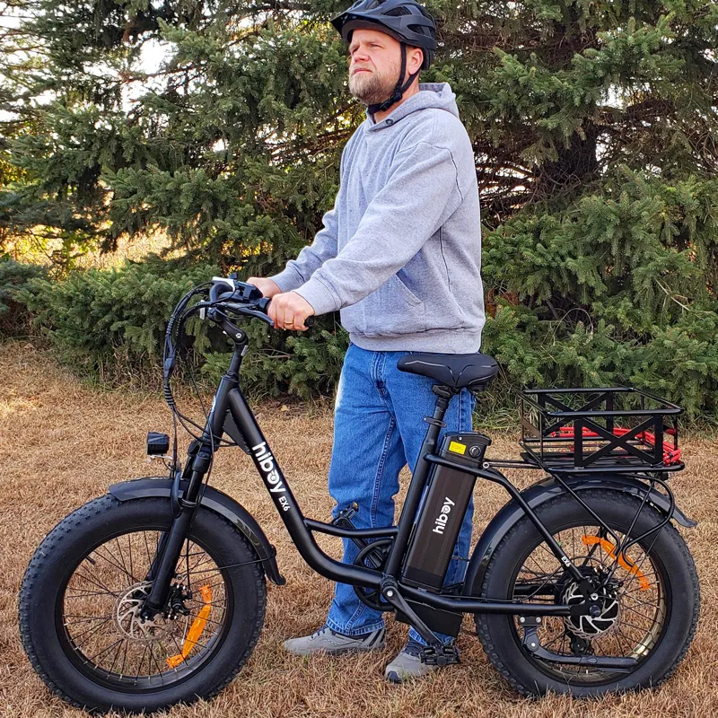 Hiboy EX6 Step-thru Fat Tire Electric Bike - Black-7