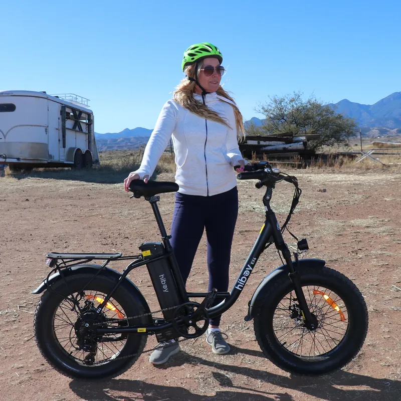 Hiboy EX6 Step-thru Fat Tire Electric Bike - Black-8