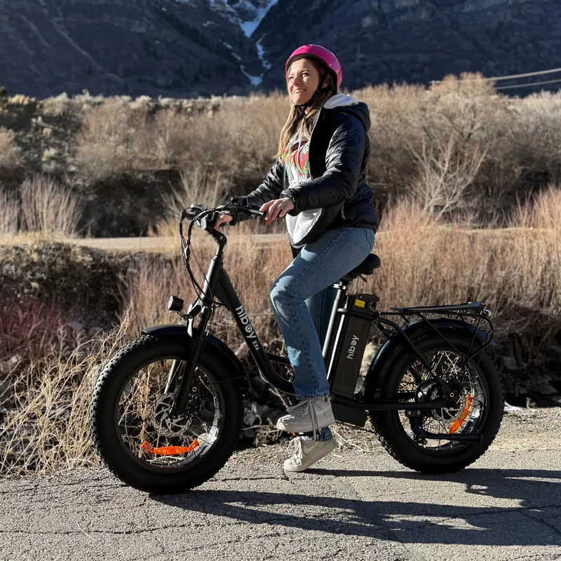 Hiboy EX6 Step-thru Fat Tire Electric Bike - Black-9