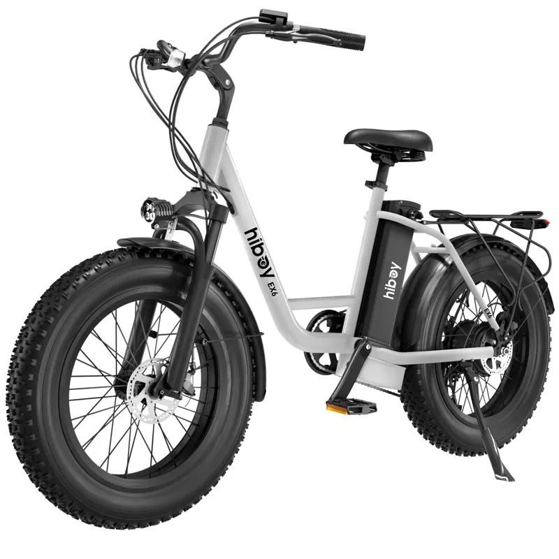 Hiboy EX6-Fat Tire-Electric Bike - White