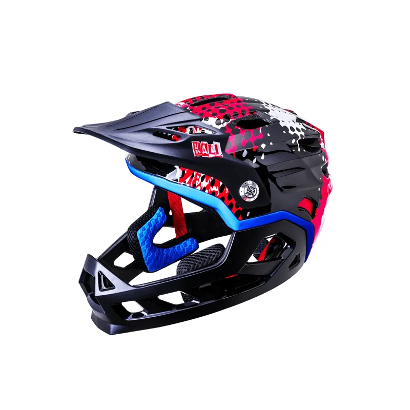 Kali Protectives Maya Full Face Child Helmet Punk Gloss Red