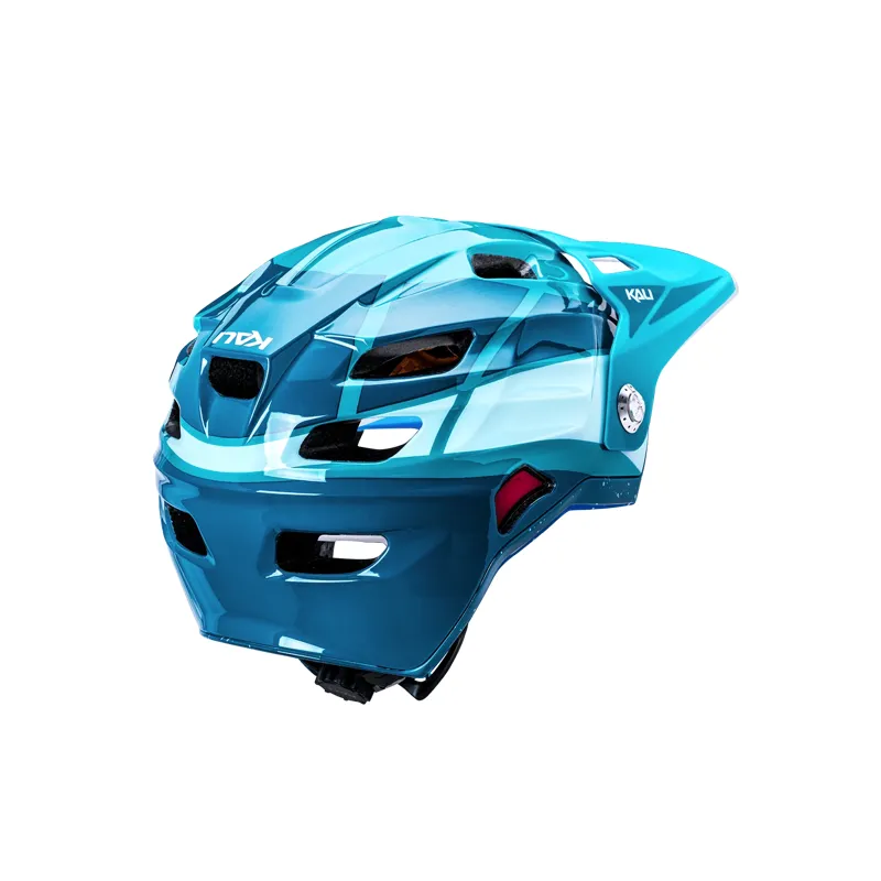 Kali Protectives Maya Full Face Child Helmet Race Gloss Teal-4