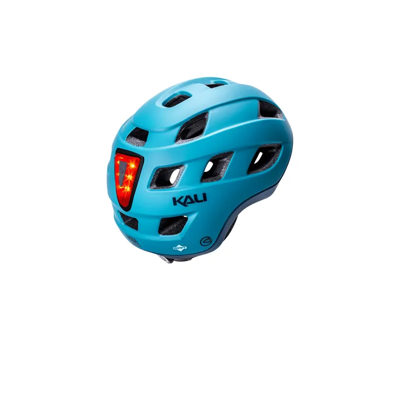 Kali Protectives Traffic Basic Helmet Solid Matte Teal - Blue-1
