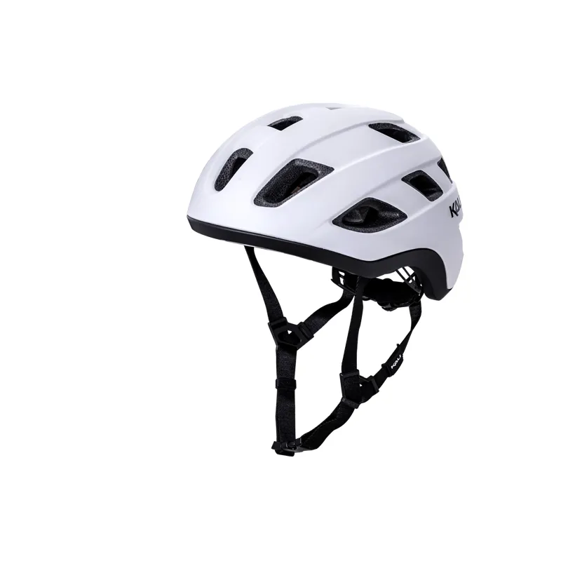 Kali Protectives Traffic Basic Helmet Solid Matte - White/Black